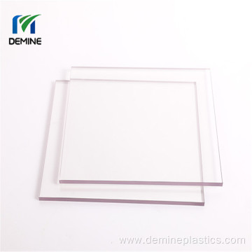 Hard plastic abrasion resistant sheet polycarbonate panel